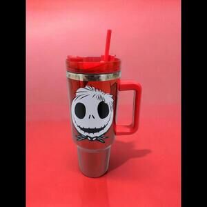 OOGIE BOOGIE TUMBLER NIGHTMARE BEFORE CHRISTMAS RED 40OZ EXCLUSIVE BRAND NEW!!